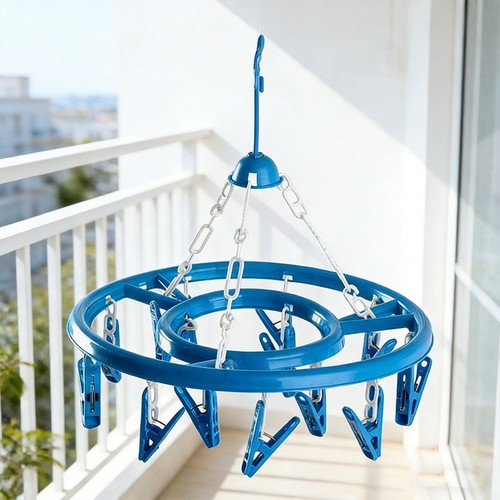 Round clothes hanger pegs - round,