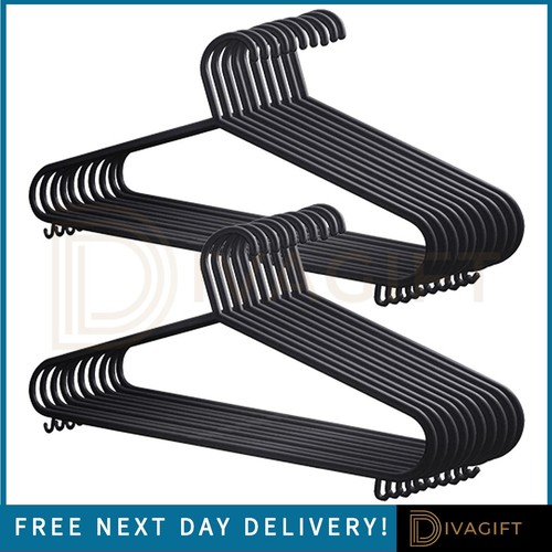 Black coat hangers - coat,