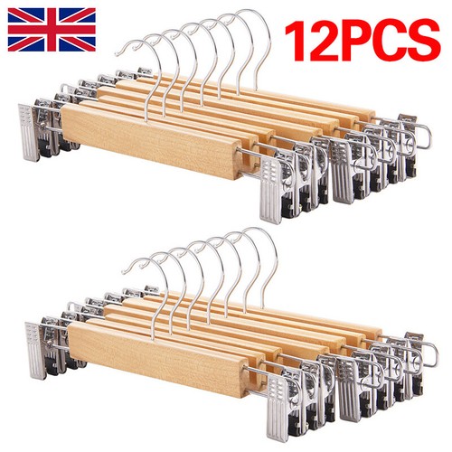 12x natural wooden - wooden, trousers