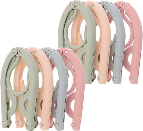 8pcs folding clothes hangers - clothes,