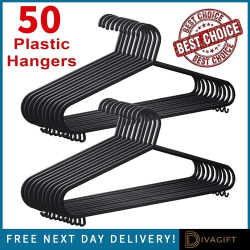 Adult black coat - black, hangers