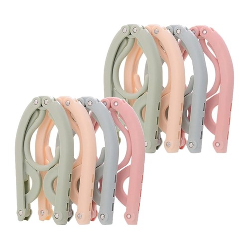 8pcs folding clothes hangers - folding,