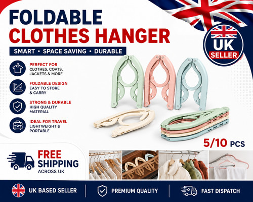 10pcs folding travel - folding, hangers