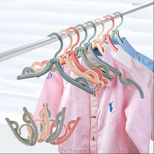 Foldable travel hanger - 10,