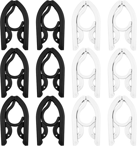 Travel hangers foldable 12pcs - hangers,