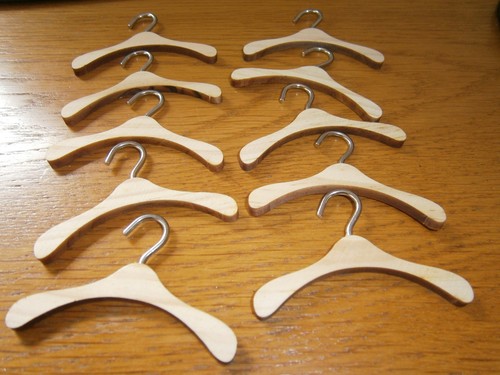 Pcs wooden hangers doll - pcs,