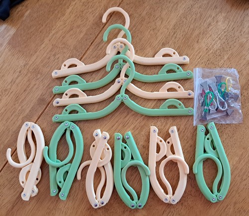Foldable hanger 10pcs - 10pcs, travel