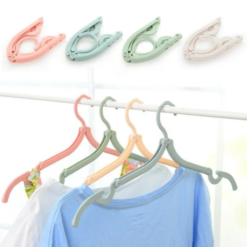 10pcs folding travel hangers - 10pcs,