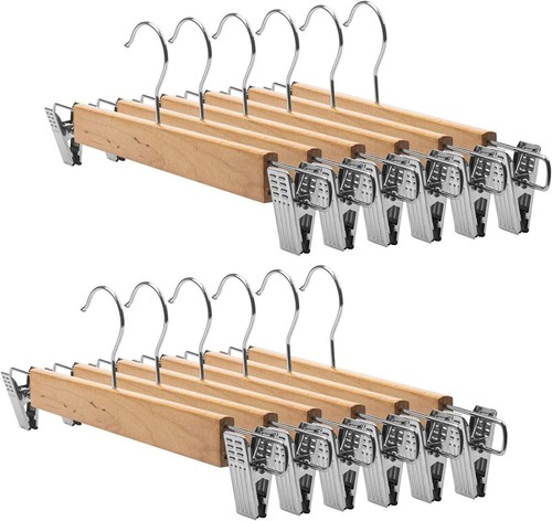 12x natural wooden - 12x, trouser