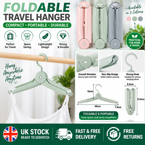 Pcs travel foldable hangers - 35,