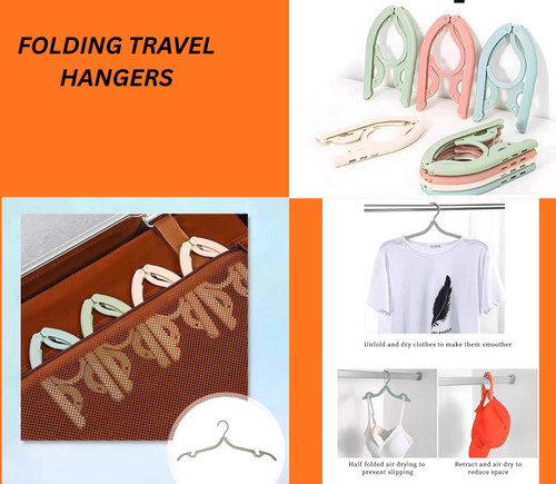 Travel coat hangers foldable - travel,