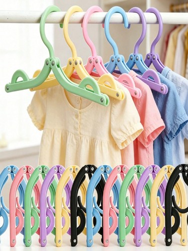 10pcs foldable travel hangers - 10pcs,