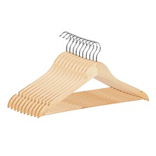 NATURAL WOODEN COAT HANGERS